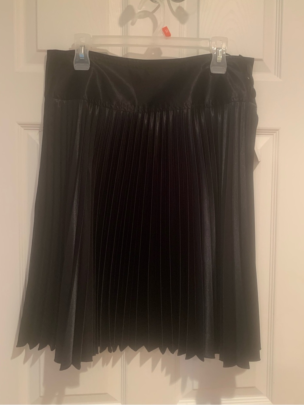 NWT Vertigo Paris Pleated Black Women's Skirt - Classic A-Line Style